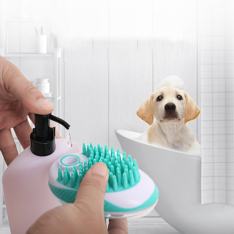 Cepillo de baño para mascotas, cepillo de masaje, artefacto de depilación, suministros para mascotas, belleza